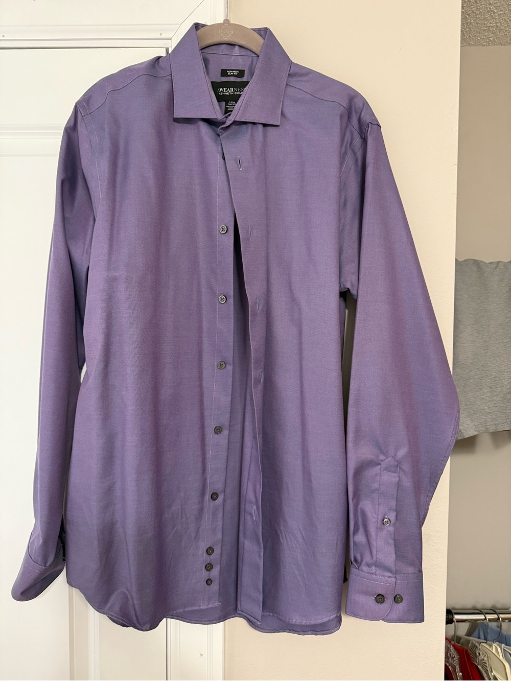 Kenneth Cole Lavender Purple Dress Shirt